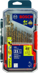 Bosch CO21 Cobalt Metal Drill Bit Set (21 Piece)