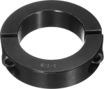 sourcing map Double Split Shank Collar, 1-7/8" Bore, One Piece Clamping Ring, 2-1/2" OD, 11/16" Thickness, Black Oxide Lock Collar Clamp with Adjusting Screws (1045 Steel)