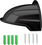 E-HORDE CCTV Surveillance Camera Cover, Weatherproof Protective Housing Sun Protection Rain Cover, Protective Cover for Bullet and Dome Cameras (Black)