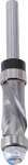 Fockety Flush Router Bit &uuml;lemise ja alumise laagriga 1/4 Shank 1/2" l&otilde;ikediameeter 2+2 Flute Spiral Cut Up and Down Milling Template Bit Compression Pattern