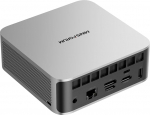 MINIS FORUM AI X1 Mini PC, AMD Ryzen 7 255 8-tuumaline 16-niiduline protsessor kuni 4,9 GHz, AMD Radeon 780M, barebone ilma DDR5 RAM/PCIe 4.0 SSD/OS, HDMI/DP/USB 4 x 2/2.5G RJ45, USB 3.2 x 2, WiFi 7, BT 5.4.