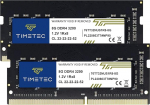 Timetec Premium 16GB (2x8GB) DDR4 3200MHz (PC4-3200AA) PC4-25600 SODIMM - Non-ECC Unbuffered 260 Pin 1.2V CL22 m&auml;lumoodul s&uuml;learvutitele, miniarvutitele ja k&otilde;ik-&uuml;hes arvutitele