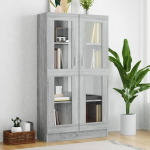 Willood Sonoma Cabinet Grey 82.5 x 30.5 x 150 cm Wood Material