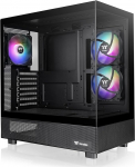 Thermaltake View 270 Plus TG ARGB Black Mid Tower E-ATX korpus; 3 x 120mm ARGB ventilaatorit kaasas; toetab kuni 360mm jahutusseadmeid; topelt karastatud klaasist paneel ees ja k&uuml;ljel;