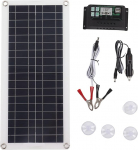 ANGGREK 30 W p&auml;ikesepaneeli laadija 30 A 12 V 24 V p&auml;ikeselaadimise kontrolleri komplekt koos sigarettidega - kergekaaluline laadimiseks 12 V