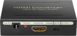 HDMI Audio Converter 1080P, HDMI to HDMI Extractor Converter + Optiline Toslink SPDIF + RCA L/R Stereo analoog audio, Stereo analoog v&auml;ljundid, Video Audio Splitter