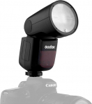 GODOX - V1S - &uuml;mmargune v&auml;lklambi akuga Sony jaoks - v&otilde;imsus 76 Ws