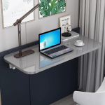 Mehrzweck-Laptoptisch zur Wandmontage, f&uuml;r Arbeitszimmer, Schlafzimmer und Wohnzimmer, platzsparender Klapptisch