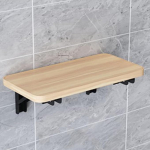 Schwebender, an der Wand montierter Klapptisch, Schreibtisch, Werkbank f&uuml;r Arbeitszimmer, Schlafzimmer, Badezimmer, Balkon. Multifunktionaler Klapptisch in Eichenfarbe.