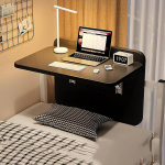 Wandmontierter Klapptisch, Kleiner Holzschreibtisch Klappbar montierte Werkbank Wandmontierter Klapptisch Schwebetisch Platzsparend f&uuml;r B&uuml;ros Schlafzimmer Arbeitszimmer Restaurants(Black,40*30cm)