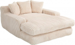 &Uuml;hekohaline diivanvoodi Lounge p&otilde;randal diivan k&uuml;lalisvoodi 3 padjaga, Corduroy diivanvoodi diivan elutuppa magamistuppa (beež, Corduroy)