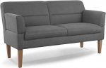 CAVADORE Kira 2,5-kohaline k&ouml;&ouml;gisohva / pink k&ouml;&ouml;ki, s&ouml;&ouml;gituppa v&otilde;i elutuppa koos k&auml;eosade reguleerimisega / lihtne plekieemaldus t&auml;nu Soft Cleanile / 168 x 94 x 81 cm / lame kootud: Hall