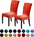 Howhic Sametist toolikatted s&ouml;&ouml;gitoa jaoks 2 komplekti, venivad s&ouml;&ouml;gitoolide katted, pestavad k&ouml;&ouml;gitoolid, elegantne kaunistus koju ja bankettidele, p&uuml;reek&otilde;rvits, 2 pakki