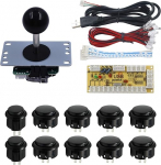 SJJX Zero Delay Arcade DIY Kit osad USB-kooder PC Joystick 5Pin Rocker + 10tk mustad surunupud 822a mustad