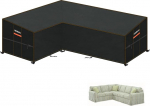 Aiam&ouml;&ouml;bli kate L-kujulisele diivanile Veekindel nurgas diivaniplaat ventilatsiooniavadega, tuulekindel salongikate Salongim&ouml;&ouml;bli kate L-kujulisele salongile 180 x 250 x 90 x 80/65 cm