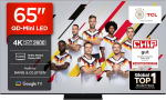 TCL 65C7K 65-tolline QD Mini LED teler, 4K HDR Premium 2600, Smart Google TV 144Hz Motion Clarity Pro (Dolby Vision IQ & Atmos, CrystGlow HVA paneel)