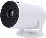 ASHATA WiFi ja Bluetooth projektor, 240&deg; p&ouml;&ouml;ramine, madala m&uuml;ratasemega projektor, elektriline fookus, vertikaalne keystone, mitu pesa, kaasaskantav HD videoprojektor koduste filmide jaoks