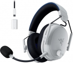 Razer BlackShark V3 Pro Playstationile - Juhtmevabad E-spordi peakomplektid aktiivse m&uuml;rasummutusega (ANC) - Triforce 50 mm juht - HyperSpeed 2.4GHz - THX Spatial Audio - PS5/PC | Valge