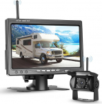 VECHTEL traadita IPS HD 7-tolline tagurduskaamera traadita komplekt, tagurduskaamera BSD IP68 veekindla &ouml;&ouml;vaatega super-laia nurga all veoautodele, haagissuvilatele, veoautodele, haagissuvilatele, 12-36 V