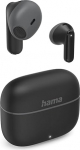 Hama TWS Freedom Light II Bluetooth k&otilde;rvaklapid juhtmevabad (Bluetooth 5.3 juhtmevabad k&otilde;rvaklapid, k&otilde;rvaklappide helistamine, mikrofon, puutejuhtimine, h&auml;&auml;ljuhtimine, 20 tundi m&auml;nguaega, laadimiskarp USB-C) Mustad