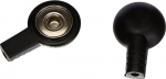 Klambrite adapterid 2 mm - mustad (10 tk)
