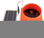 Solar-Luftventilator f&uuml;r Dachboden, 15,7 x 9,4 x 0,3 cm, leiser und kreativer Gew&auml;chshausl&uuml;fter, 50 W, Dachboden-Ventilator mit Solarenergie 12 V und Zubeh&ouml;r f&uuml;r Ino