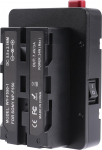 FOTGA V-Lock Battery Plate Adapter with D-Tap Output for Sony NP-F Battery NP-F960 NP-F970 to V-Mount Battery Supply Monitor Camera LED Light Z Cam E2/F6/S6/F8 Video Transmission
