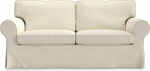 Ektorp 2-kohaline diivanikate IKEA Ektorp 2-kohaline diivanikate, kreemikas diivanikate, Ektorp 2-kohaline diivanikate, 179 x 88 x 88 cm