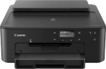 Canon PIXMA TS705a tindiprinter DIN A4 (WLAN, LAN, 5 eraldi tinti, automaatne kahepoolne printimine, 2 paberis&ouml;&ouml;tjat, paberikassett 250 lehte, Apple AirPrint), must, normaalne