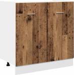vidaXL Lyon valamu aluskapp, vana puidu v&auml;limus, 80 x 46 x 81,5 cm, puitmaterjal, k&ouml;&ouml;gikapp, toitlustuskapp, toitlustusm&ouml;&ouml;bel, k&ouml;&ouml;gim&ouml;&ouml;bel, panipaigakapp