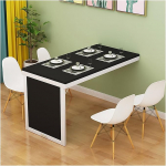 Kokkupandav seinale paigaldatud laud Vanity Floating Workbench Drop Leaf Foldable Wall Cabinet for Kitchen Restaurant