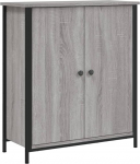 vidaXL Sideboard, kapp, sahtlitega kapp, kus on palju hoiuruumi, Highboard elutoa kapp reguleeritavate jalgadega, kapp, k&uuml;lgkapp, halli Sonoma puitmaterjaliga