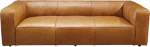 Vintage-Line Club Diivan Dublin Columbia Brown 3-kohaline diivan Diivan nahast diivan Lehmnahast disain diivan