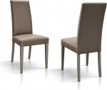 PAZZO DESIGN Andrea id_1922 Taupe 2 tooli komplekt Kunstnahast toolid Puidust jalad k&ouml;&ouml;gi s&ouml;&ouml;gitoa toolid