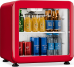 Klarstein Audrey Evo Getr&auml;nkekek&uuml;hlschrank 45 L - Getr&auml;nkek&uuml;hler mit Glast&uuml;r, LED-Beleuchtung, einstellbare Temperatuur 0-10 &deg;C, leiser Betrieb