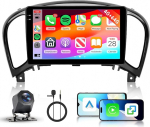 Hodozzy Autoradio 4G + 64G Nissan Juke J15 2010-2019 / YF15 Infiniti ESQ 2011-2017 Vito Viano Sprinter Android 9 InCell puuteekraaniga navigatsioon Carplay Android auto, raadio Bluetooth DSP WiFi FM