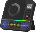 Tragbarer CD Player Bluetooth, Boombox Desktop CD-Player mit Bluetooth FM-Radio und RGB LED-Anzeige Integrierte Dual-Lautsprecher Unterst&uuml;tzt USB/AUX f&uuml;r Hause Camping Tragbare CD-Player