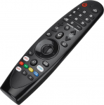 Voice Magic Fernbedienung f&uuml;r LG OLED QNED NanoCell Webos Smart TV Magic Fernbedienung Ersatz AKB75855501 AN-MR20GA MR19BA MR18BA MR650A, mit Zeigerfunktion