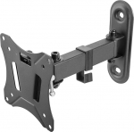 Deltaco ArM-0250 Supporto TV A Parete 68,6 cm [27] Nero (deltaco ArM-0250 - Kn?gt [Full Motion])
