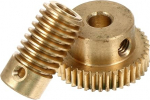 GLEAVI 2 komplekti turbiini v&otilde;lli Worm k&auml;ik hammasrataste Cage Gear mehaaniline hammasratas Beel Gear Worm Gear Worm Gear Worm Gear Worm Motor Golden Copper 2 t&uuml;kki x 2