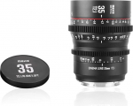 MEKE 35 mm T2.1 Super 35 Prime Manual Focus Cinema Lens for EF-Mount Cine Camera, Compatible with C200 C300 II, RED Komodo, BMPCC 6K, Z CAM E2-S6 BMPCC6K Pro