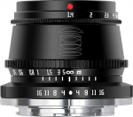 TT Artisan TTAL3514MFTB 35 mm F1.4 APS-C objektiivi &uuml;hendus MFT monteeringuga must laiatarbeobjektiiv manuaalse fookusega