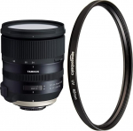 Tamron SP A032N 24-70 mm F/2.8 Di VC USD G2 objektiiv Nikon Black & Amazon Basics UV Cut Filter - 82 mm