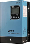 MPPT p&auml;ikesepaneelide laadija 60A 12V 24V 48V autoaku regulaator p&auml;ikesepaneel Max 150V sisend liitium suletud geeliga &uuml;leujutatud akude jaoks (sinine)