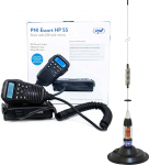 CB-raadio PNI Escort HP 55 ASQ koos CB-antenniga PNI ML70 ja 145 mm magnetilise alusega.