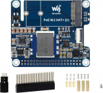 PCIe to M.2 koos PoE Ethernet toiteallikaga M&Uuml;TSI Raspberry Pi 5 jaoks, toetab NVMe protokolli M.2 tahkekettaid 2230/2242 suuruses, IEEE 802.3af/at PoE v&otilde;rgustandard, 5V 5A vooluv&auml;ljundiga