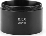 0.5X Auxiliary Stereo Microscope Lens KP-0.5X Working Distance 165 mm for Industrial Video Microscope 48 mm Mounting/Connection/Interface