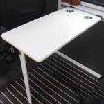 Klappbarer Campingtisch f&uuml;r Wohnmobil, tragbarer Picknicktisch f&uuml;r den Au&szlig;enbereich, Wandmontage, Klapptisch f&uuml;r Camping, geeignet f&uuml;r Picknicks im Freien (Farbe: A)