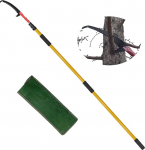 Teleskoopk&auml;epidemega oksasaag 7,5 m Teleskoopl&otilde;ikussaag Reguleeritava pikkusega oksasaag Aiat&ouml;&ouml;riistade komplekt Puude l&otilde;ikur High Reach Pole koos kandekotiga l&otilde;ikab puhtalt ja kiiresti k&otilde;rgeid oksi