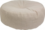 River Sleeping Stool Round Stool Roller Cord 47 x 20 cm Beige